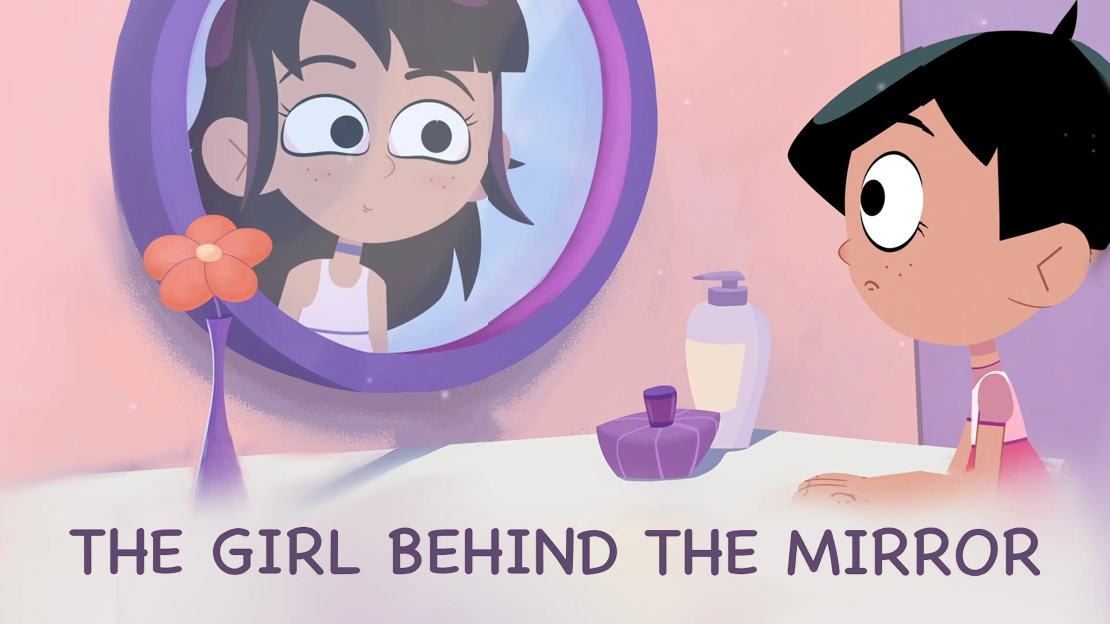 The Girl Behind The Mirror poster